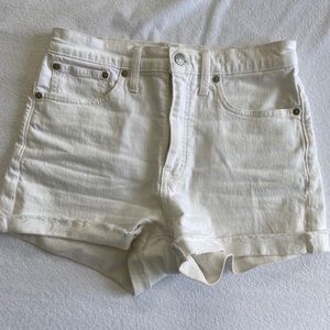 Madewell High Rise Denim Shorts